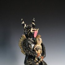 1986.16344 Mexican Folk Art, Devil Holding The Dead-2