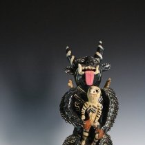 1986.16344 Mexican Folk Art, Devil Holding The Dead-5