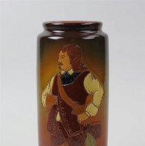 Pickard Ware Vase Featuring a Cavalier