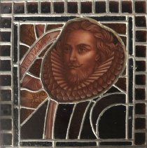 Stained Glass Window Featuring a Dutch Courtier