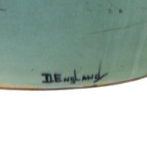 Hudson (Mineral Slip Decorated) Floor Vase Featuring A Peacock