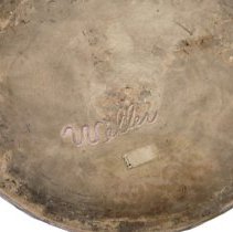 Hudson (Mineral Slip Decorated) Floor Vase Featuring A Peacock