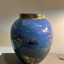 Limoges Vase Featuring Birds