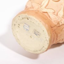 Rare Jeweled Line Vase Featuring a Portrait of an Indigenous American