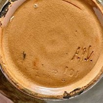 Limoge Line Pitcher Featuring a Butterfly