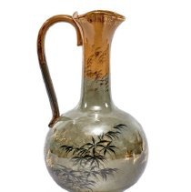 Limoge Line Pitcher Featuring a Butterfly