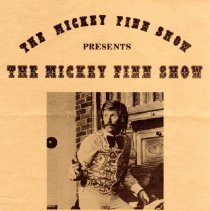 brochure front fold/the mickey finn show presents