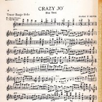 sheet music page 2/crazy jo' (digital copy)