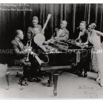 Louis Armstrong's Hot Five with banjoist Johnny St. Cyr ca. 1940