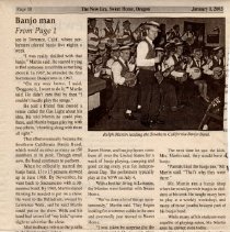 newspaper clipping page 10/the new era - sweet home's ralph martin