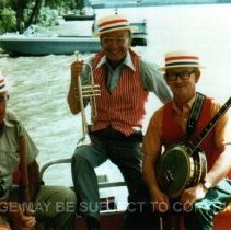 Bill Koeller, Lew Grissby & Bill Gard Delta Queen Trip 1976