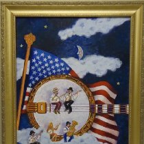 painting/guthrie jazz banjo festival 1997 by K. Mack Boles