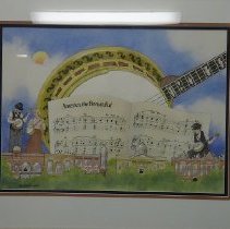painting/guthrie jazzbanjo festival 2003 by K. Mack Boles