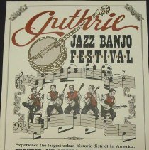 poster/guthrie jazz banjo festival 1993
