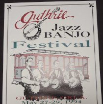 poster/guthrie jazz banjo festival 1994