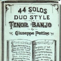 songbook/44 solos in duo style for tenor banjo by giuseppe pettine