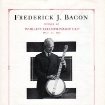 newsletter/frets magazine may 1926 frederick j. bacon world's cup