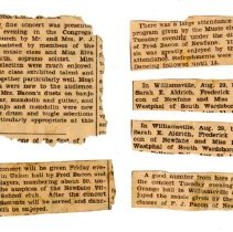 newspaper clippings/frederick j. bacon