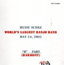 songbook/world's largest banjo band (b part harmony)