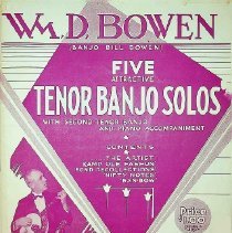 songbook/wm. d. bowen five tenor banjo solos