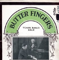 sheet music/butter fingers by len fillis & sid bright