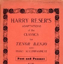 sheet music/poet and peasant (harry reser's adaptations)