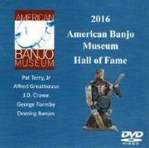 dvd front insert/american banjo museum hall of fame 2016