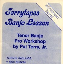 cassette tape/terrytapes banjo lesson tenor banjo pro lesson