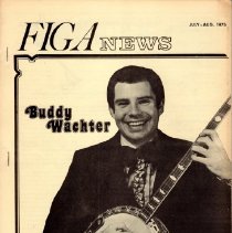 magazine front cover/figa news july-aug 1975 buddy wachter