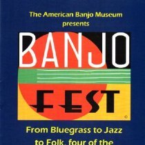 program front cover/banjo fest 2019