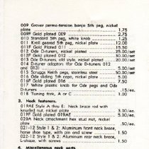 banjo catalog page 8/ode parts & accessories