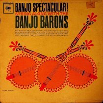 front of album sleeve/banjo spectacular string along/banjo barons