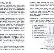 cd inside front/banjo spectacular II