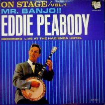 front of album sleeve/on stage vol. 1 mr. banjo eddie peabody