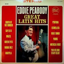 front of album sleeve/eddie peabody great latin hits