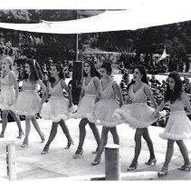 Cathy Lawton (far right) - 1973 USO Show