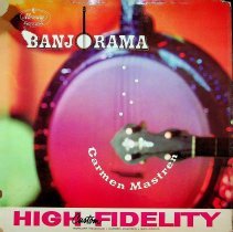 front of album sleeve/banjorama carmen mastren