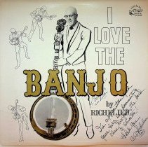 front of album sleeve/i love the banjo by richelieu