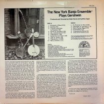 back of album sleeve/new york banjo ensemble
