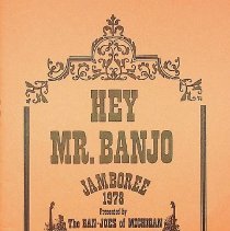 program front cover/hey mr. banjo jamboree 1978