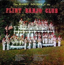 front of album sleeve/the happy sounds of flint banjo club