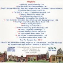 cd back liner/celebrate volume 1