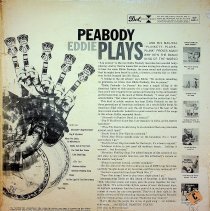 back of album sleeve/eddie peabody plays