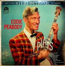 front of album sleeve/eddie peabody plays