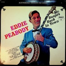 front of album sleeve/eddie peabody mr. banjo's back in town