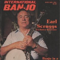 front cover/international banjo magazine january 1981 earl scruggs