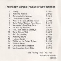 cd back liner/the Happy Banjos of New Orleans (plus 2)