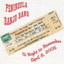 cd front liner/peninsula banjo band a night to remember