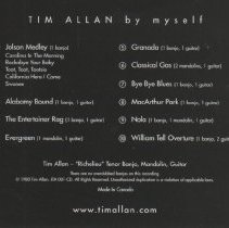 cd back liner/tim allan by myself