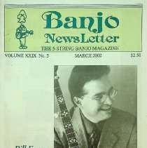 magazine cover/banjo newsletter march 2002 bill evans